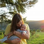 Marie und Leni auf der Sonnenseite des Berges!